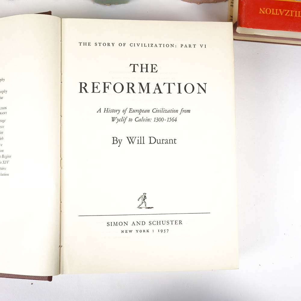 "The Story of Civilization" by Will Durant, Complete Set