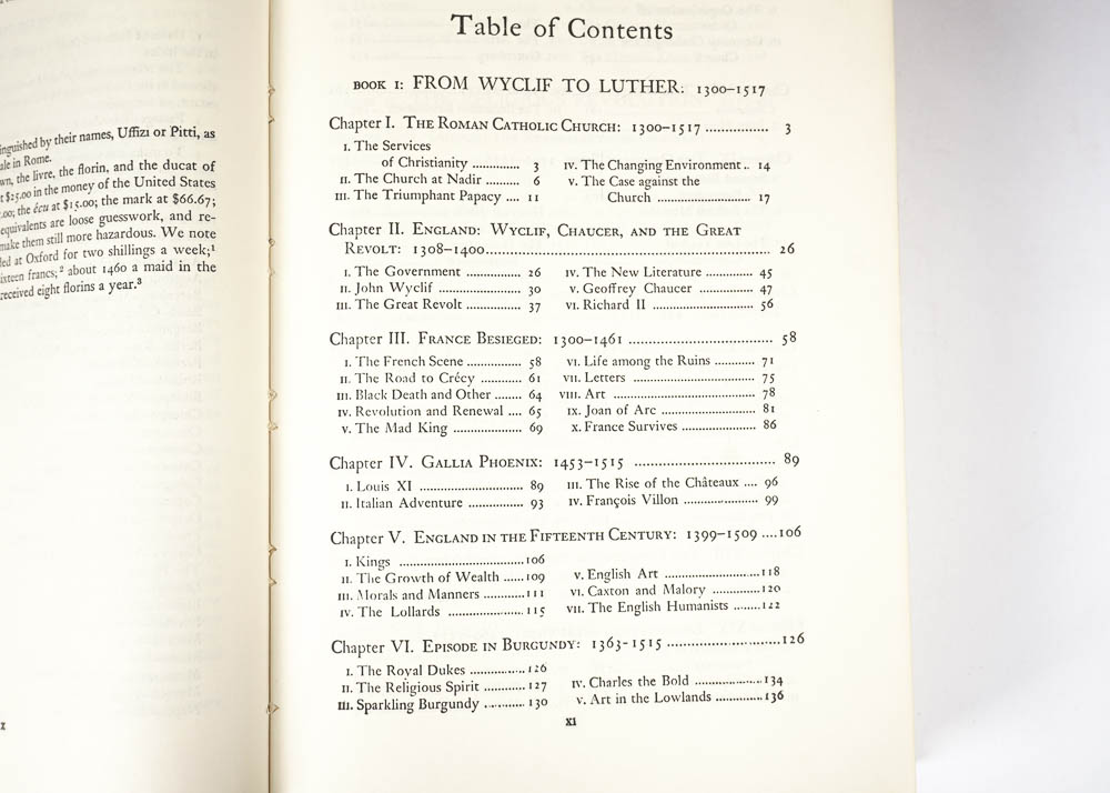 "The Story of Civilization" by Will Durant, Complete Set