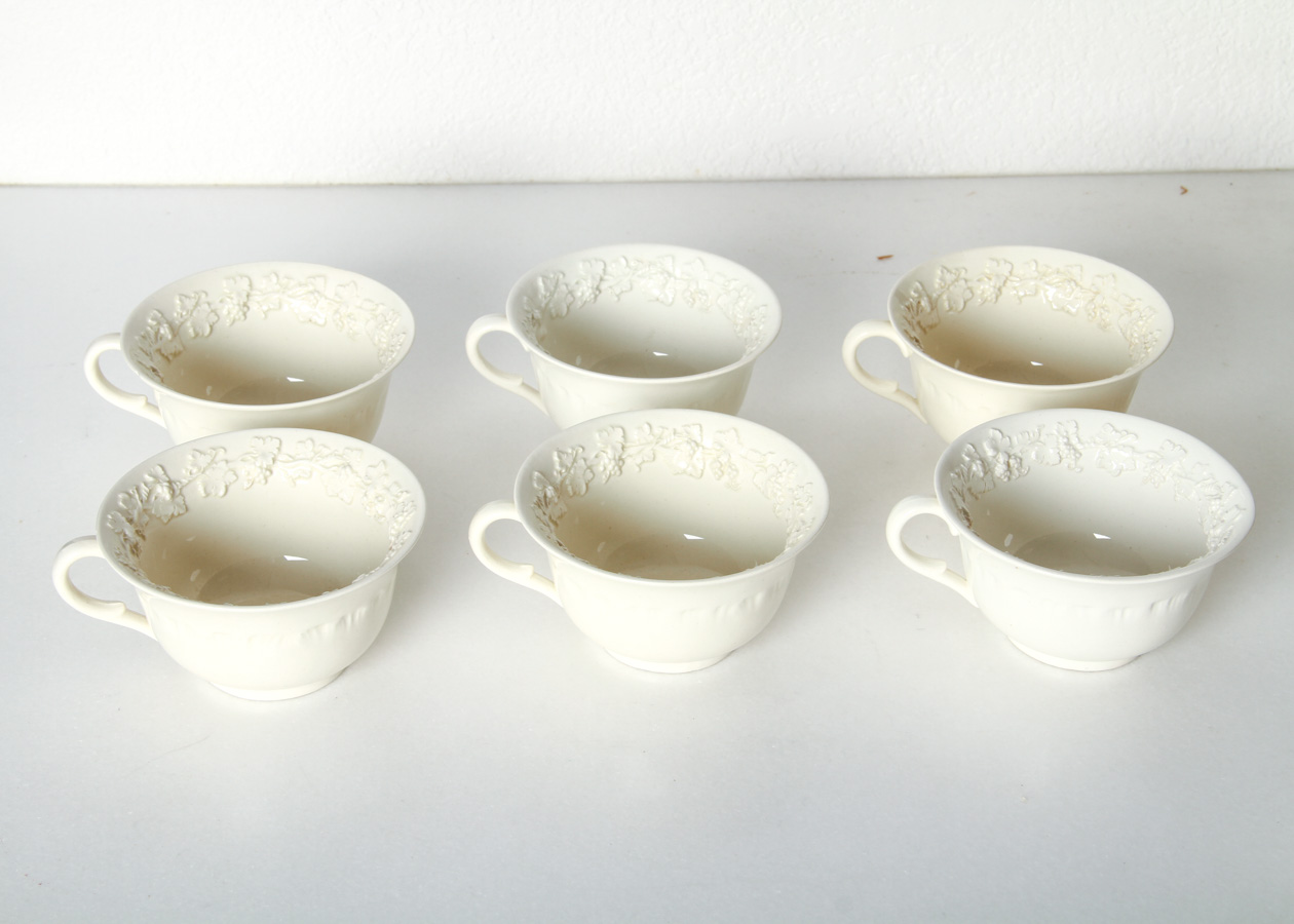 Wedgwood of Etruria & Barlaston Embossed Queensware Tea and Dinner Service