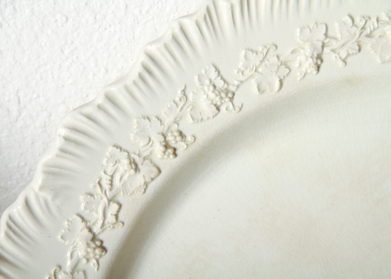 Wedgwood of Etruria & Barlaston Embossed Queensware Tea and Dinner Service