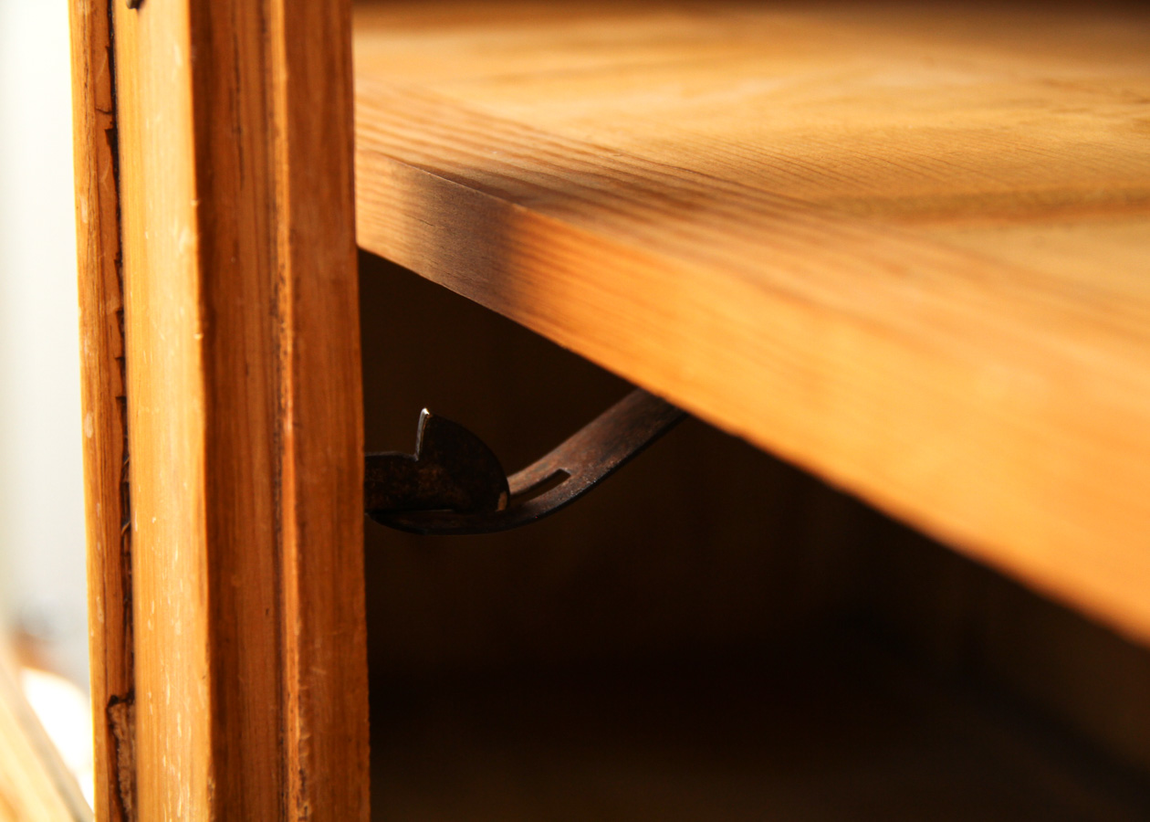 19th c. Country Pine Hutch