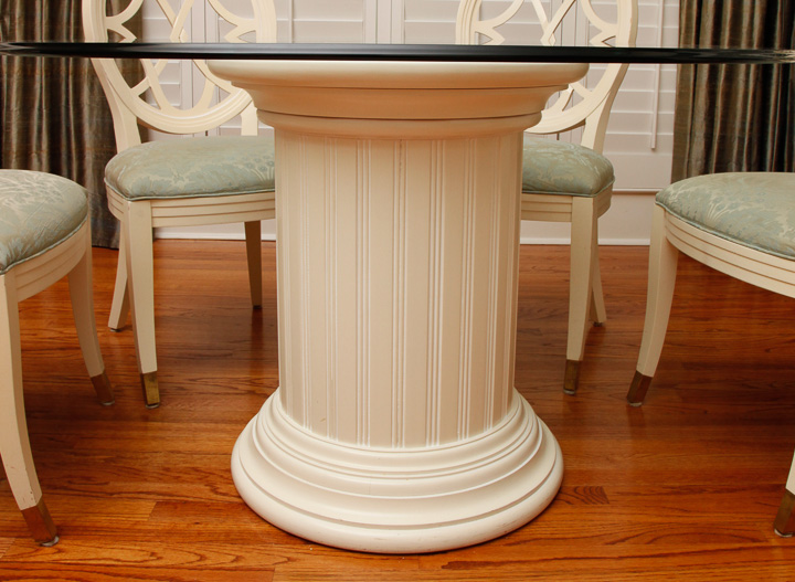 Century Villa Domain Pedestal Dining Table and Chairs