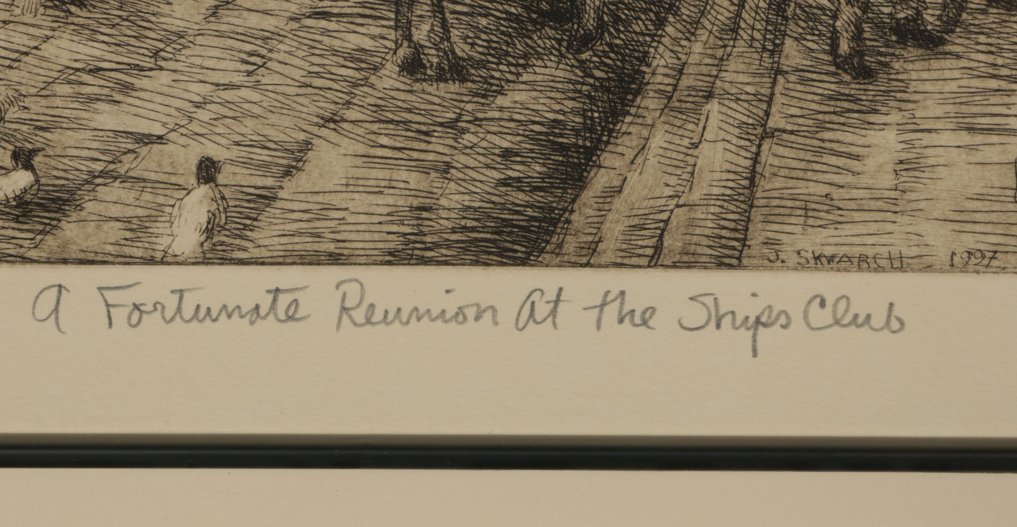 Signed James Skvarch Intaglio Print