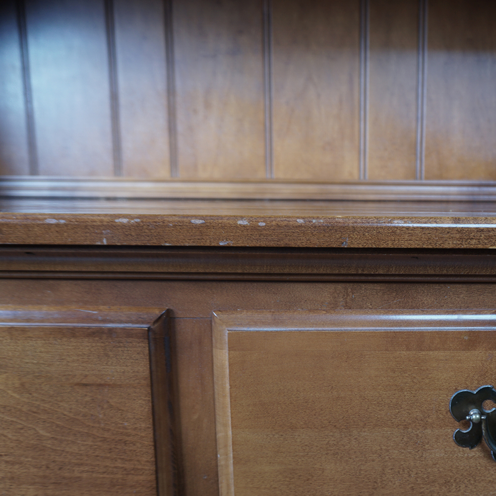 Vintage Maple Kitchen Cabinet