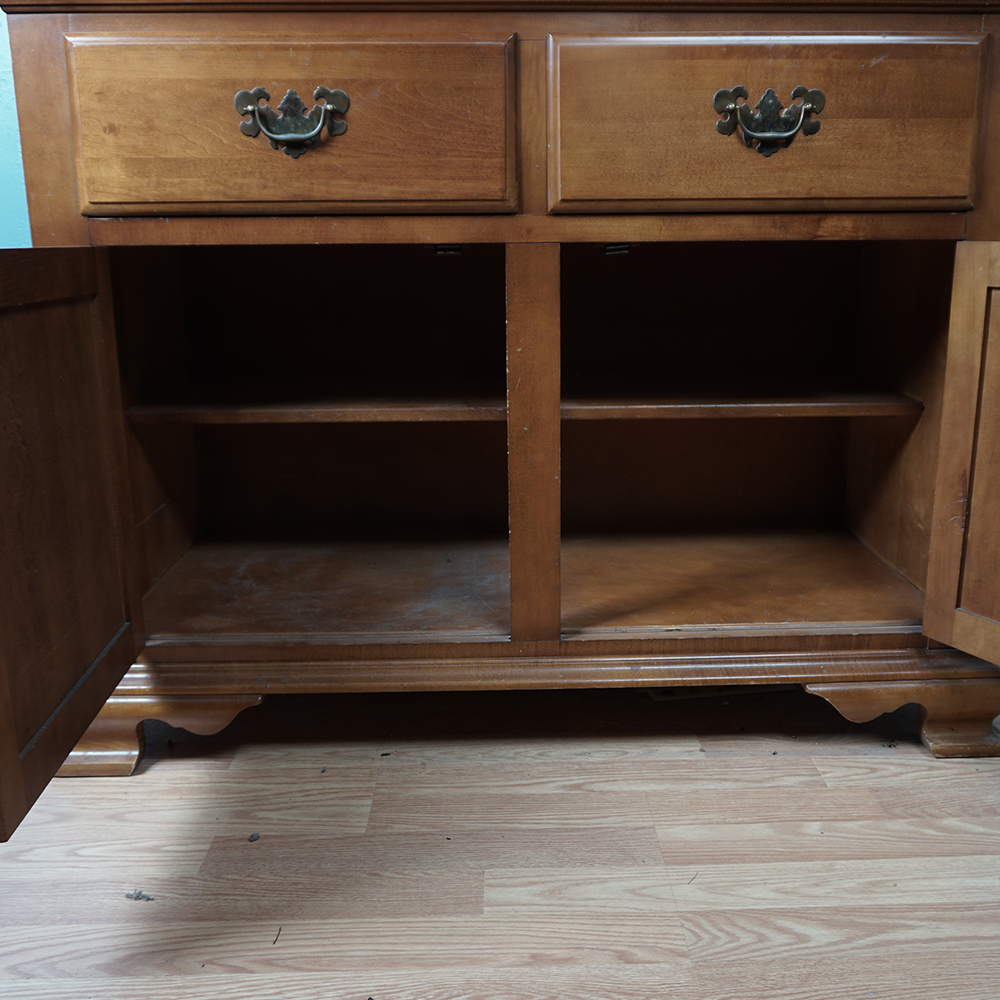 Vintage Maple Kitchen Cabinet