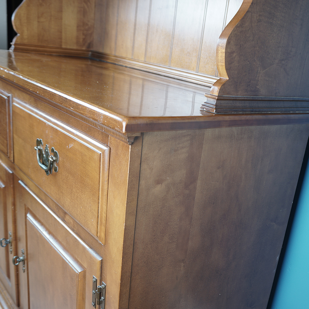 Vintage Maple Kitchen Cabinet