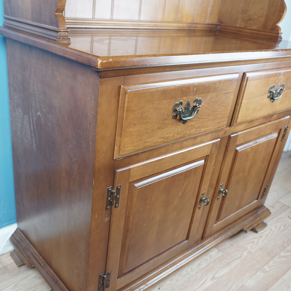 Vintage Maple Kitchen Cabinet
