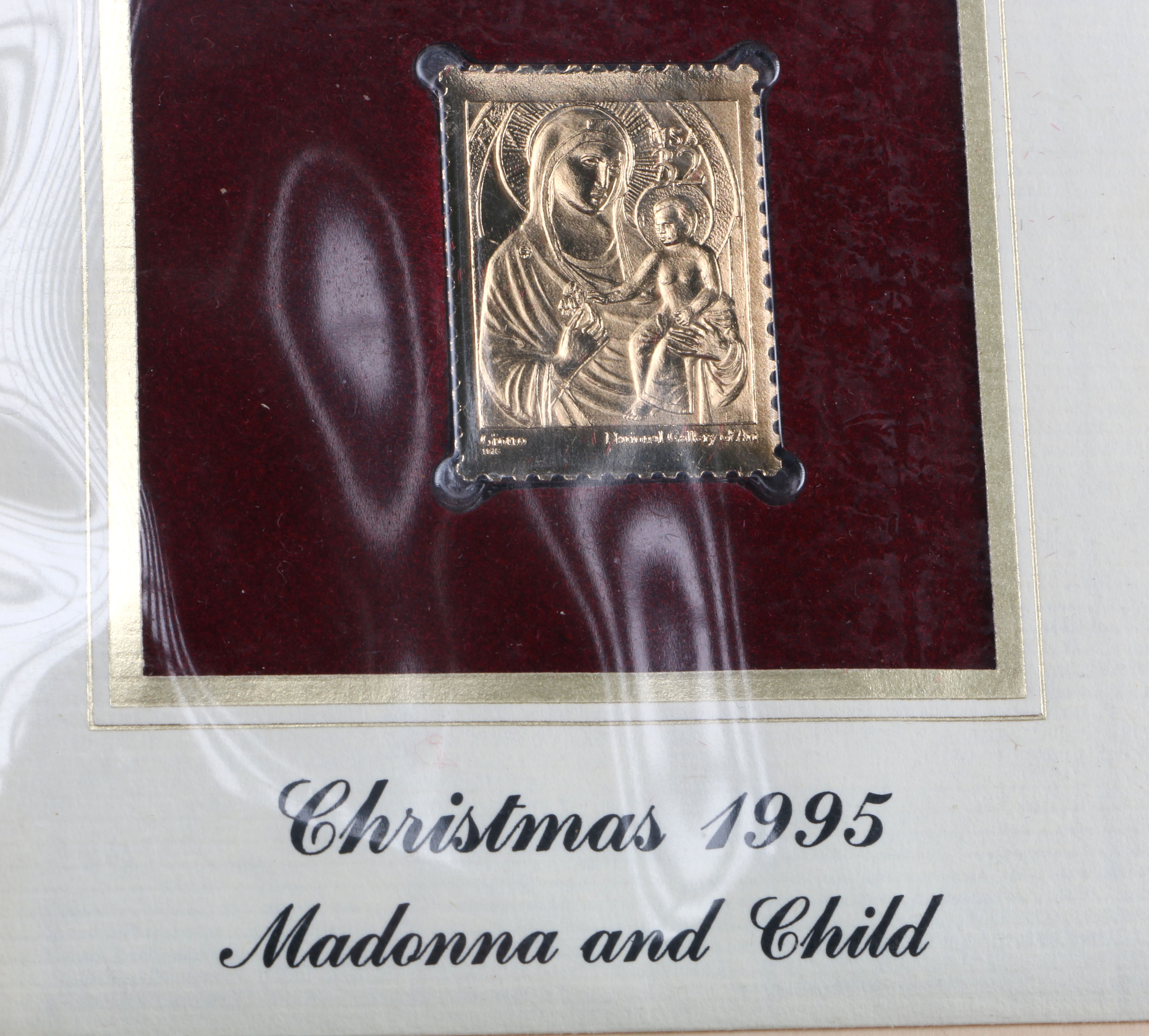 22K Gold Covered Proof Replica Stamp Collection