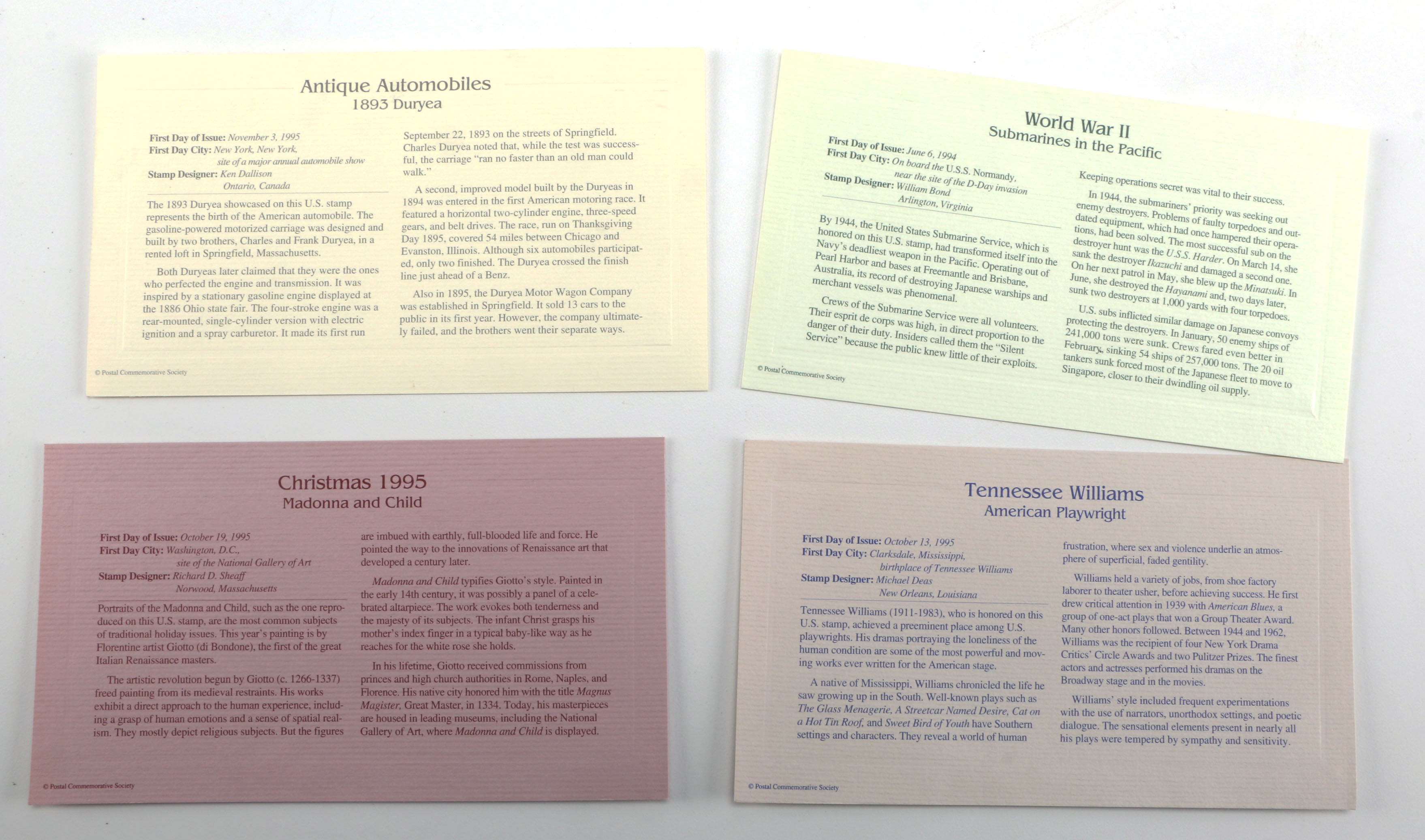 22K Gold Covered Proof Replica Stamp Collection