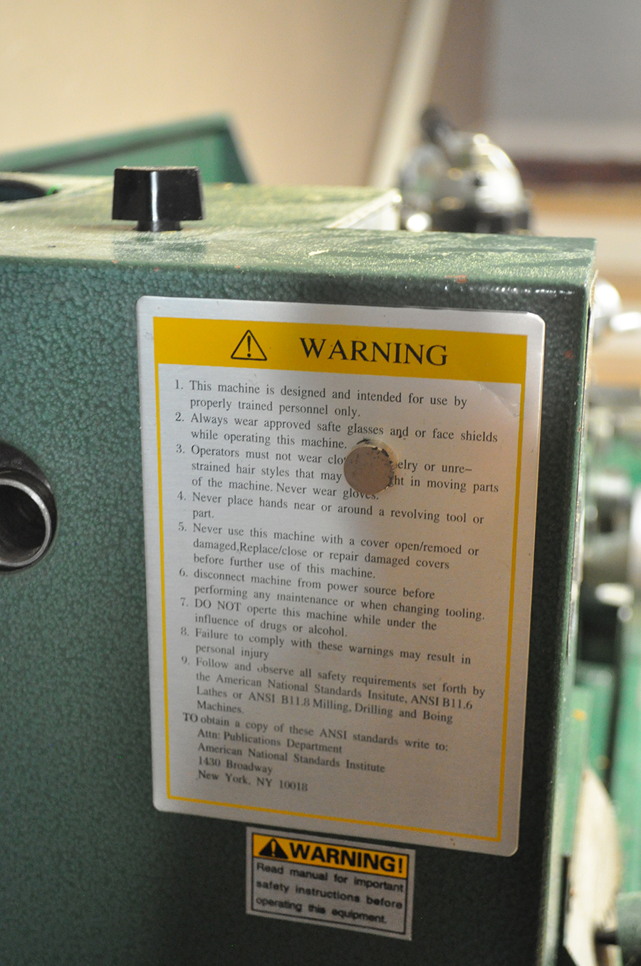 Gerald Wagner Grizzly G4000 Bench Lathe