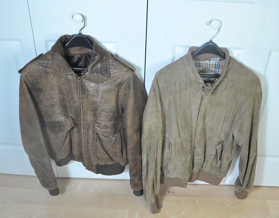 Brown Oakbrook Lamb Leather Coat and Alan Michaels Suede Coat