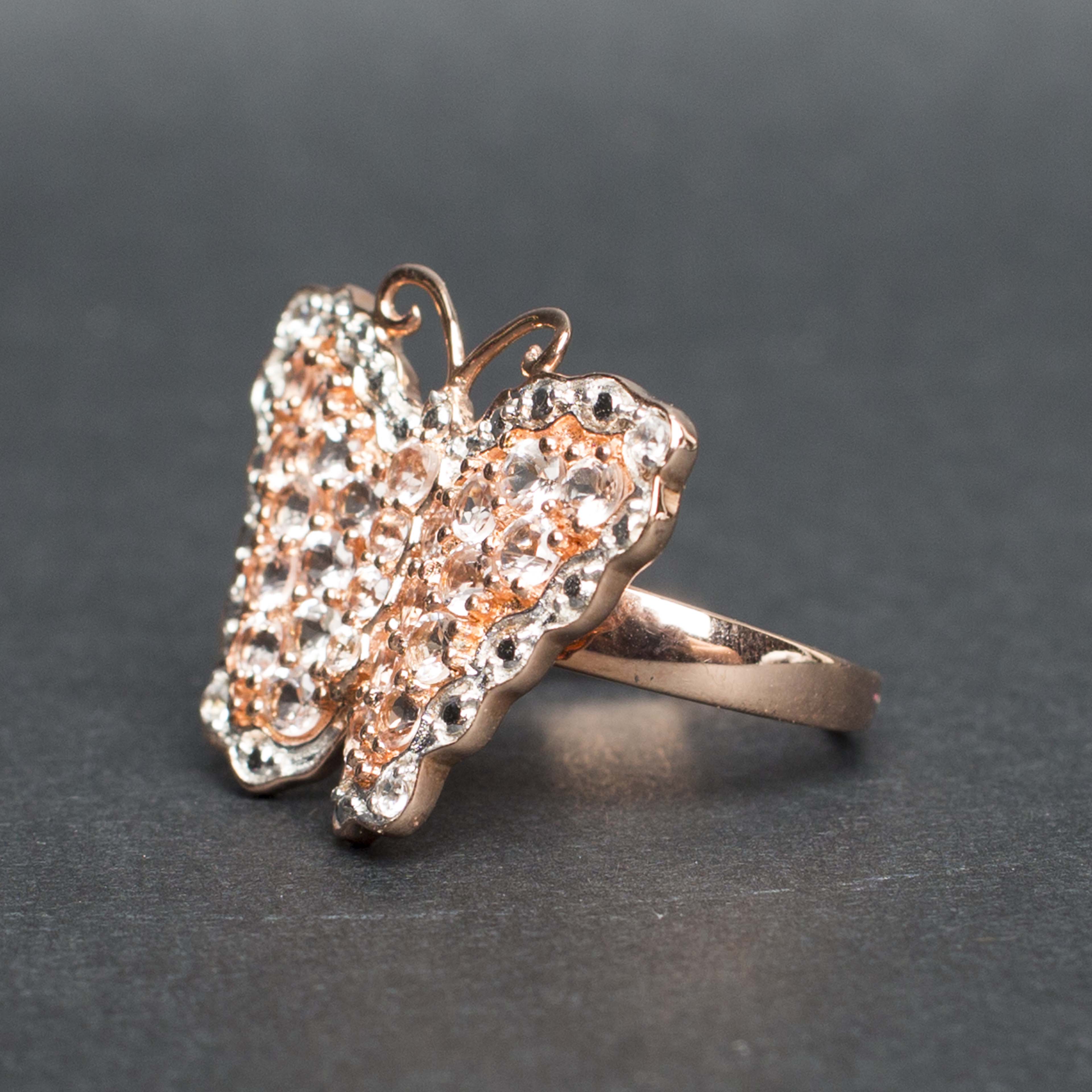 Large Sterling Silver Butterfly Ring
