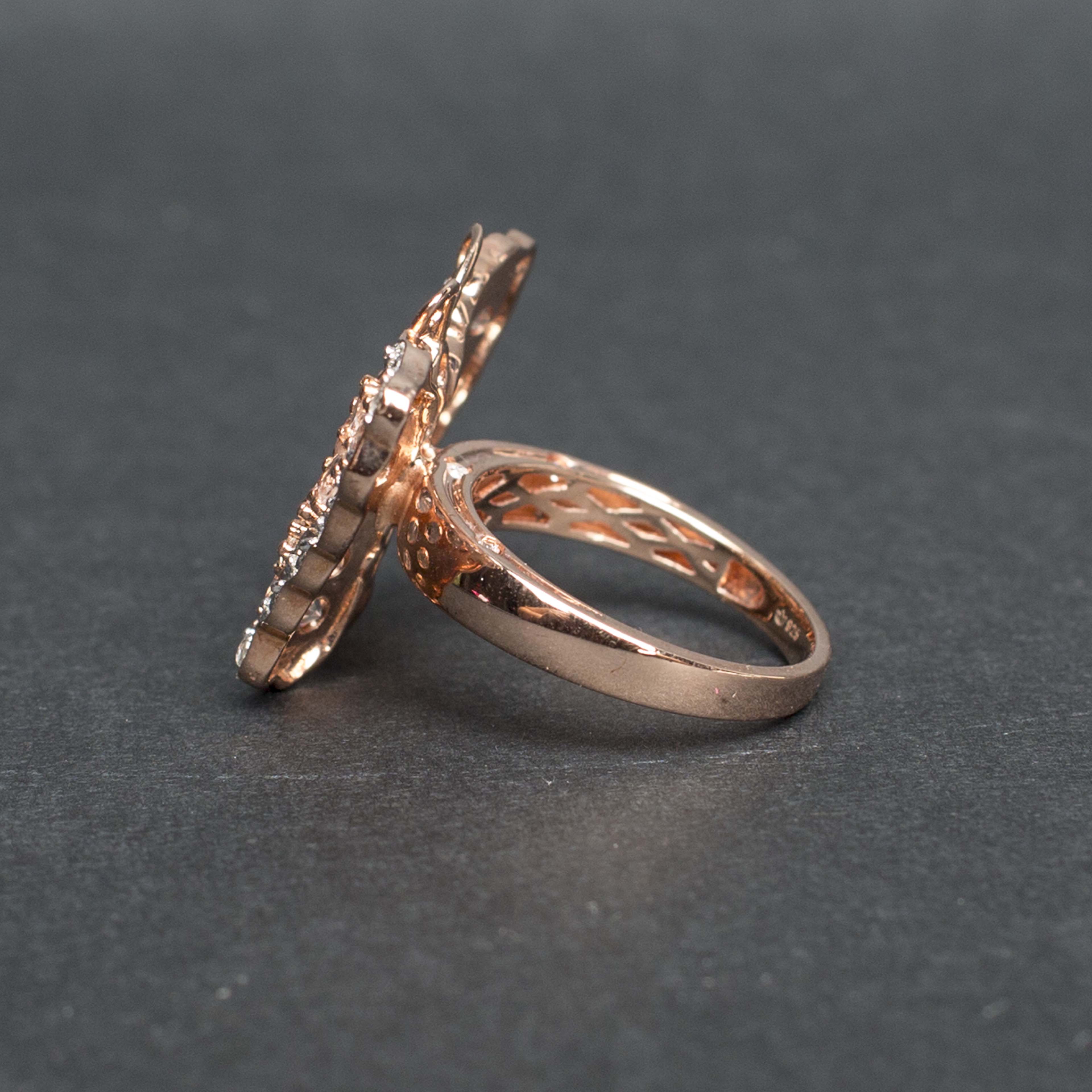 Large Sterling Silver Butterfly Ring