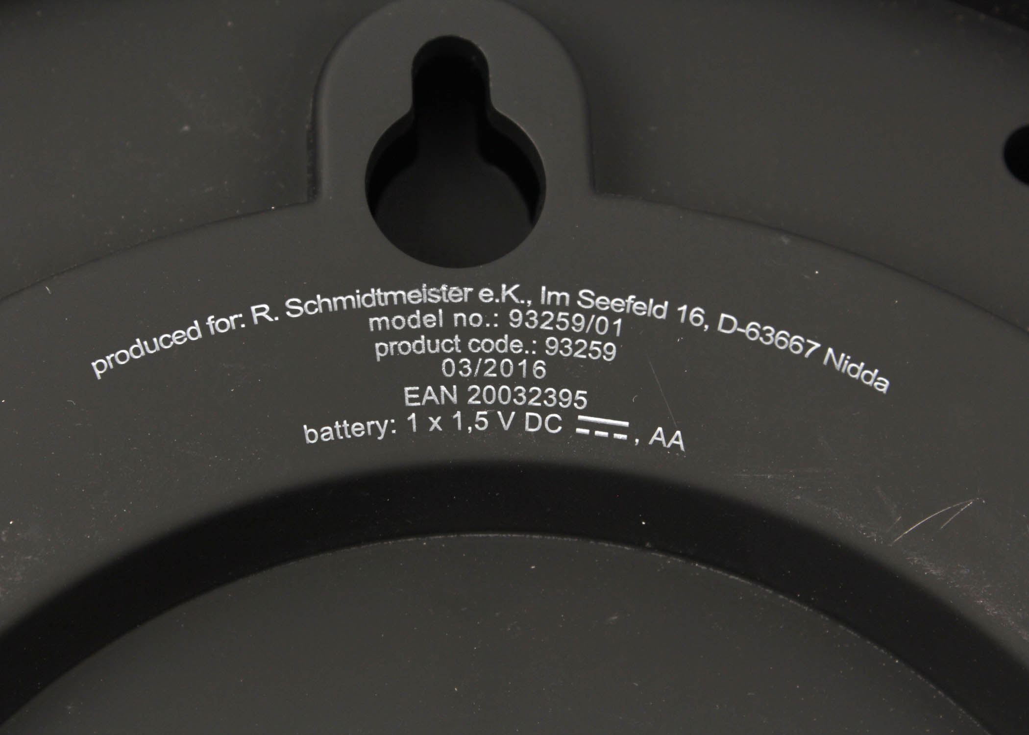 R. Schmidtmeister Figural Watch Wall Clock