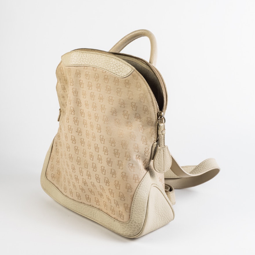 Dooney & Bourke White Monogram Backpack