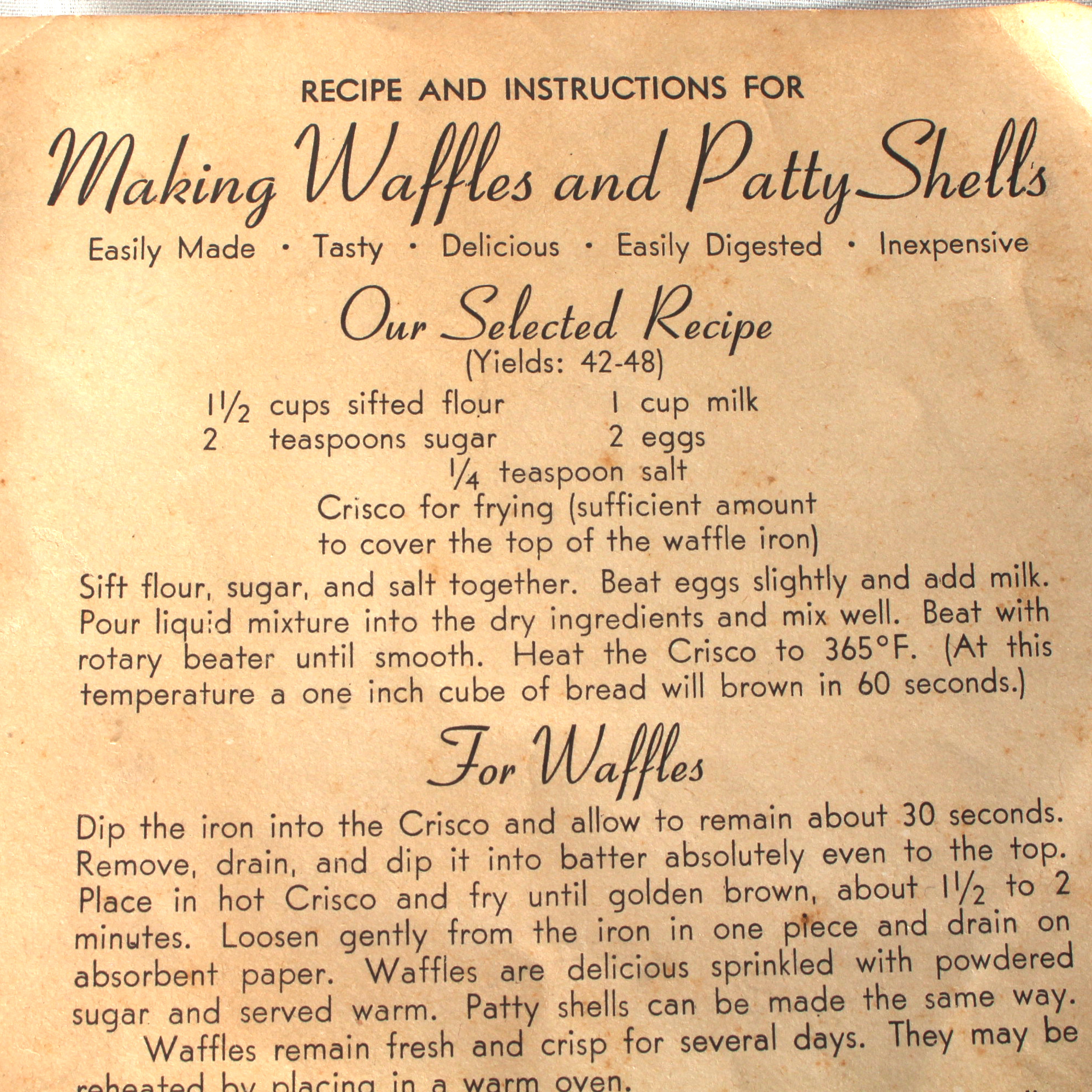 Vintage Handi Hostess Waffle and Patty Maker
