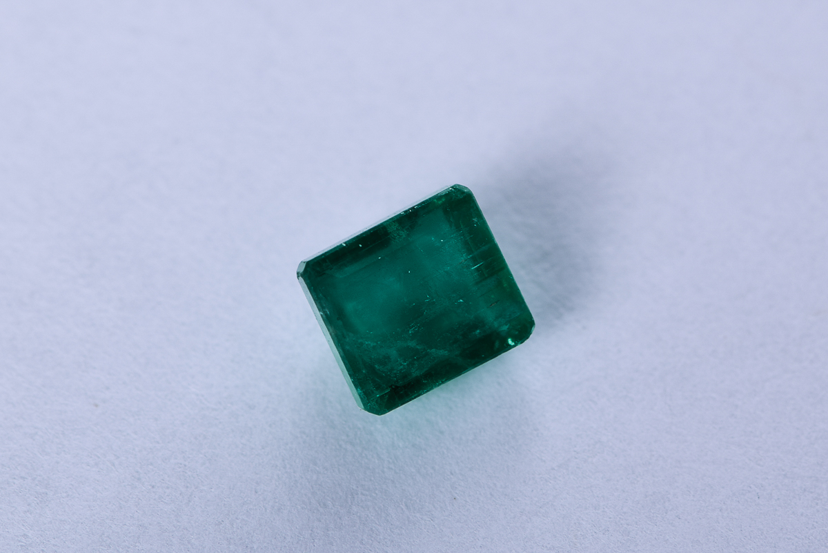 1.52 CT Emerald Cut Natural Emerald Loose Stone