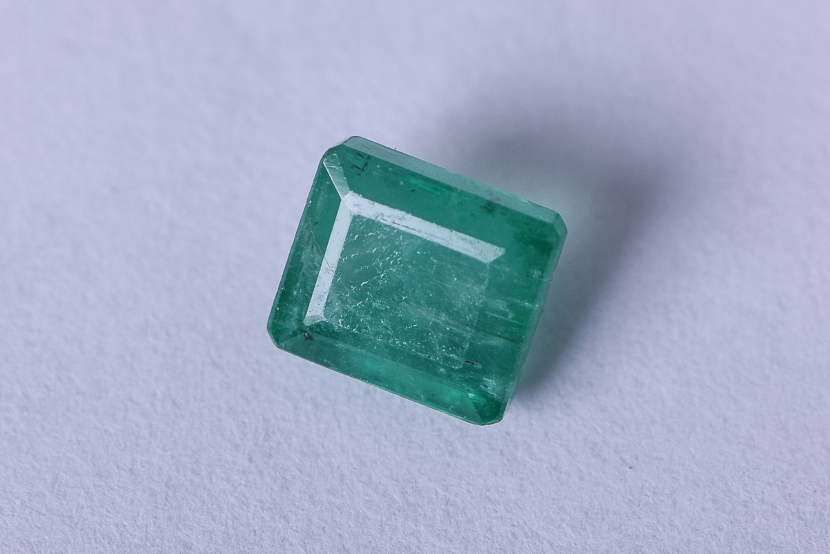 1.52 CT Emerald Cut Natural Emerald Loose Stone