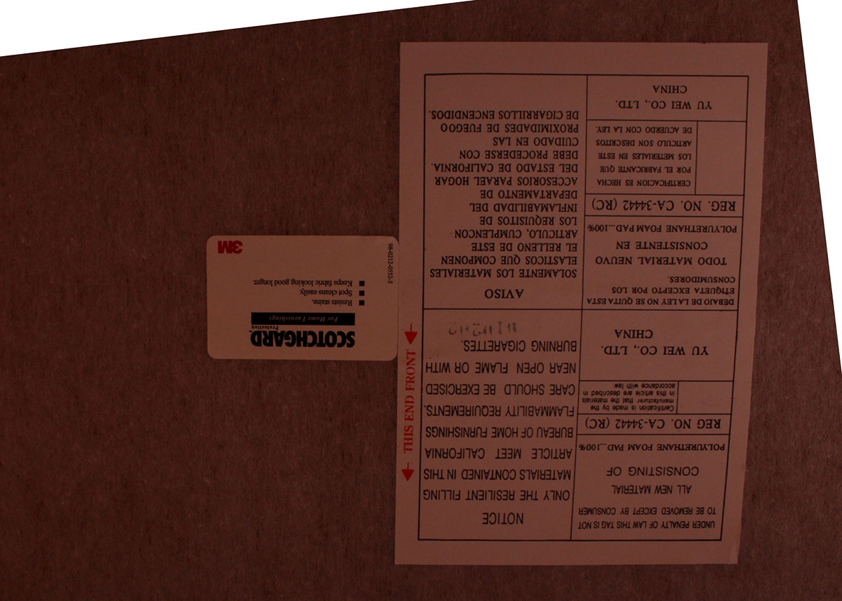 Black Cast Metal Upholstered Bench