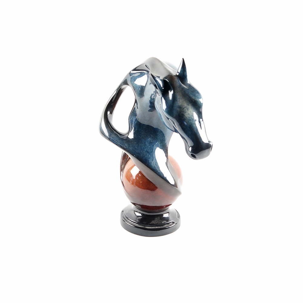 Ceramic Horse Sculpture by Stephen Herrero