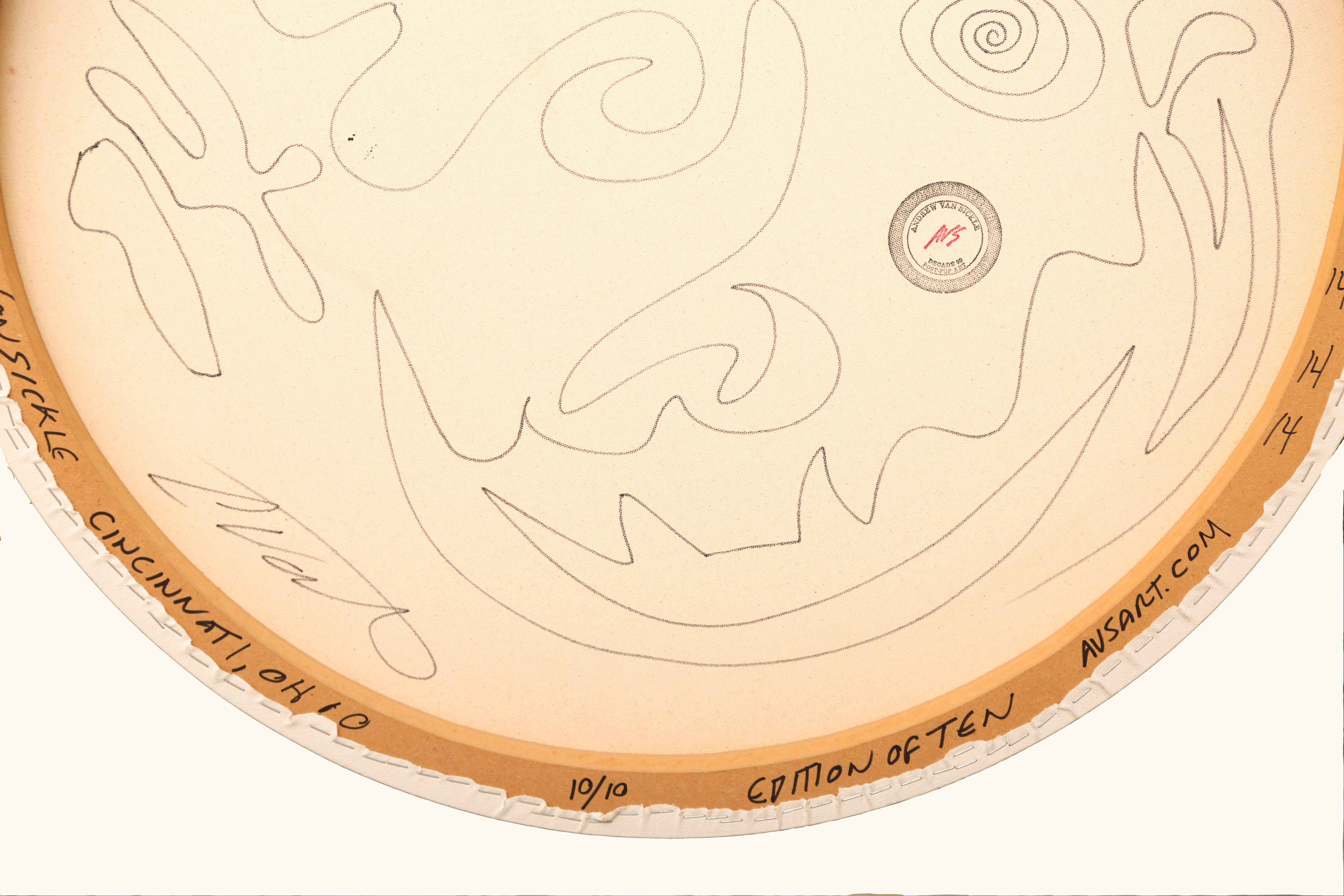 Andrew VanSickle "Don't Trust the White Rabbit" Signed Limited Edition Digital Print on Canvas