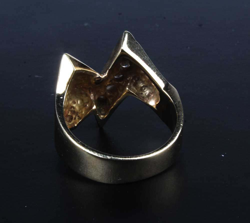 14K Gold and 0.25 CTW Diamond Ring