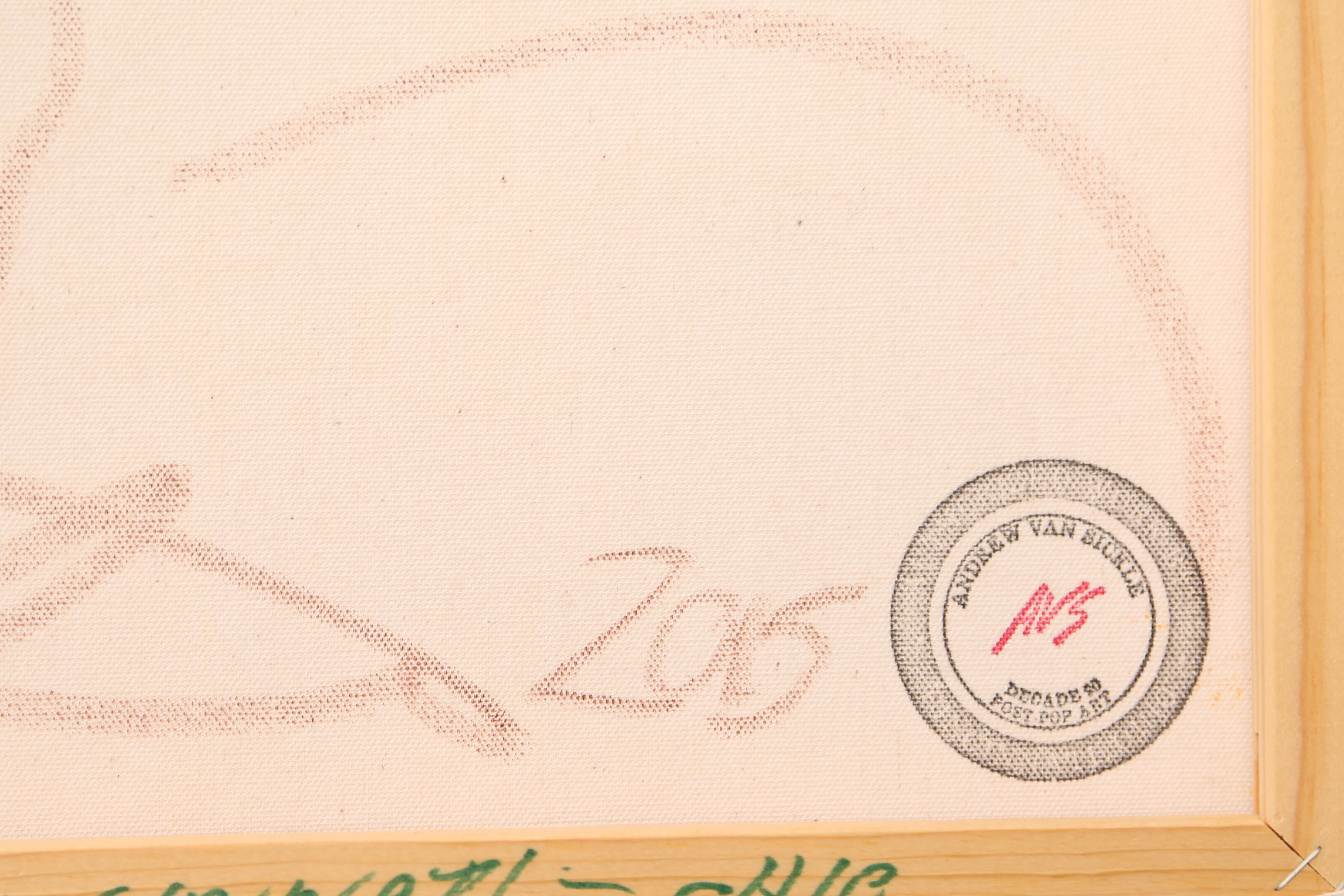 Andrew VanSickle "Influenced Weeping Supergirl" Signed Silkscreen on Canvas