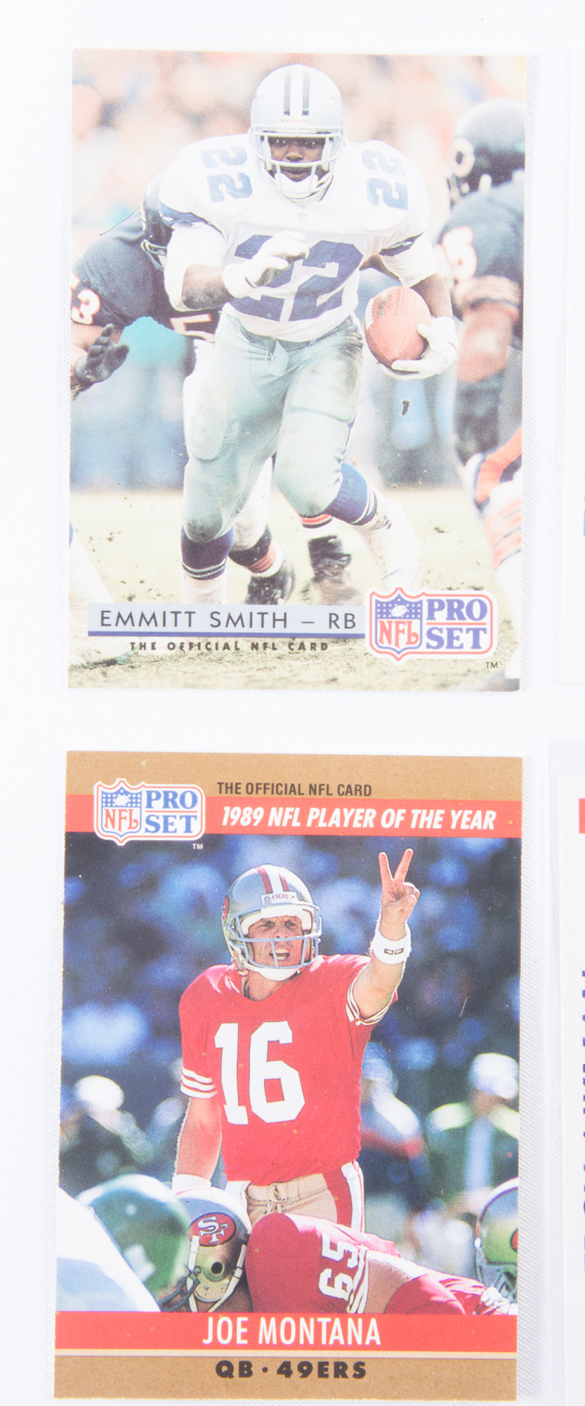 1992 NFL Pro Set Cards