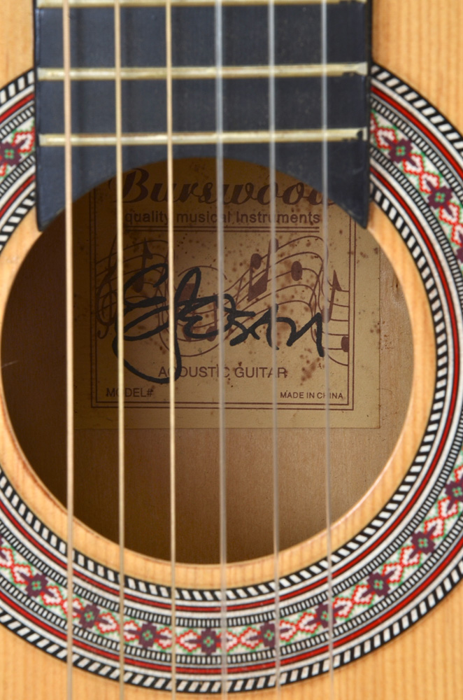 Burswood Esteban Signed Guitar