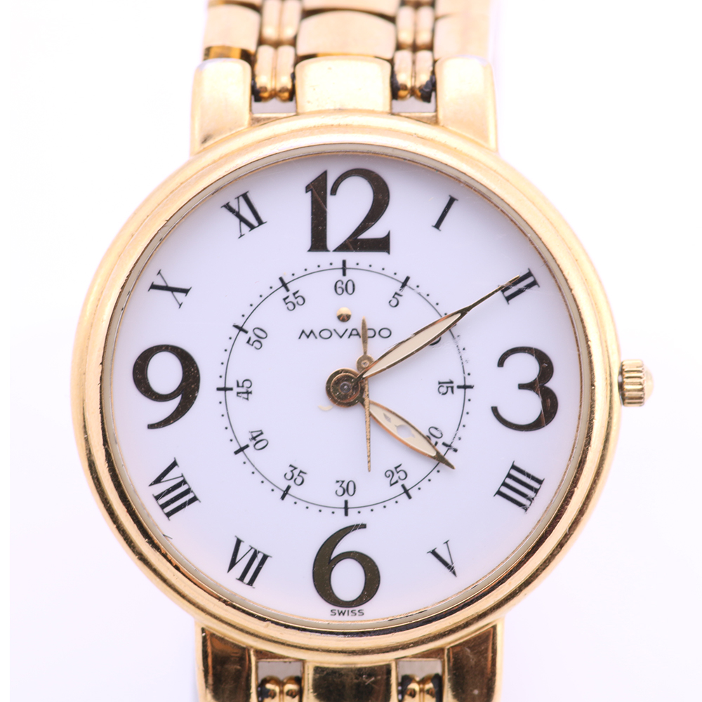 Movado ESQ Wrist Watch Model 8759886 with Electroplate V92 Band