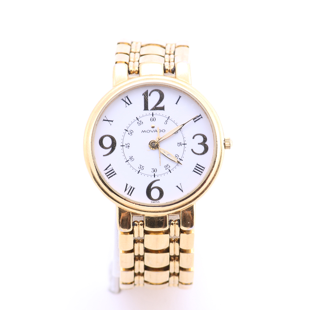 Movado ESQ Wrist Watch Model 8759886 with Electroplate V92 Band