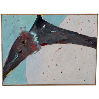 Felix Bronner Signed Acrylic Painting Felix Bronner Signed Acrylic Painting