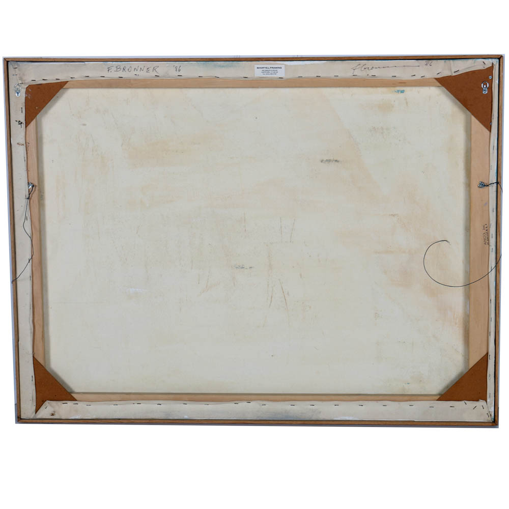 Felix Bronner Signed Acrylic Painting