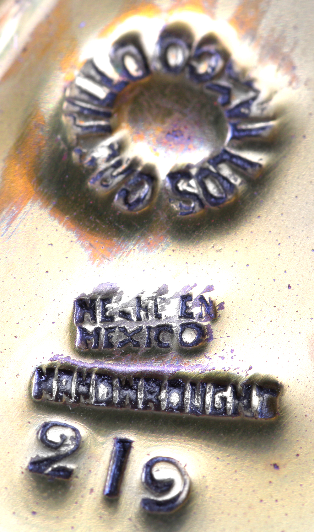 Brass and Malachite Los Castillo Biomorphic Bowl