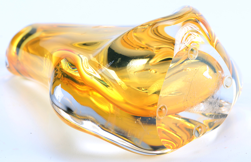 Signed Art Glass Vase