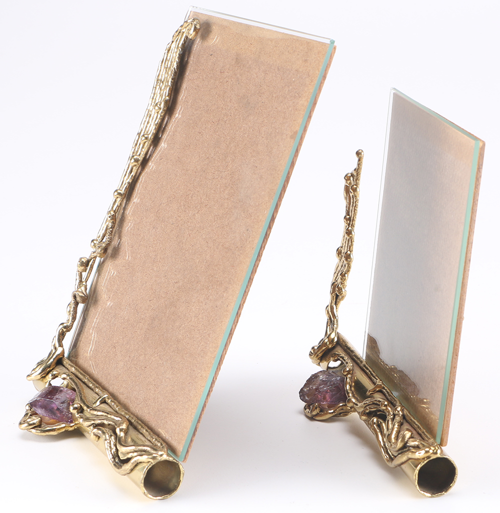 Pair of Copa Collection Frames with Amethyst Stones
