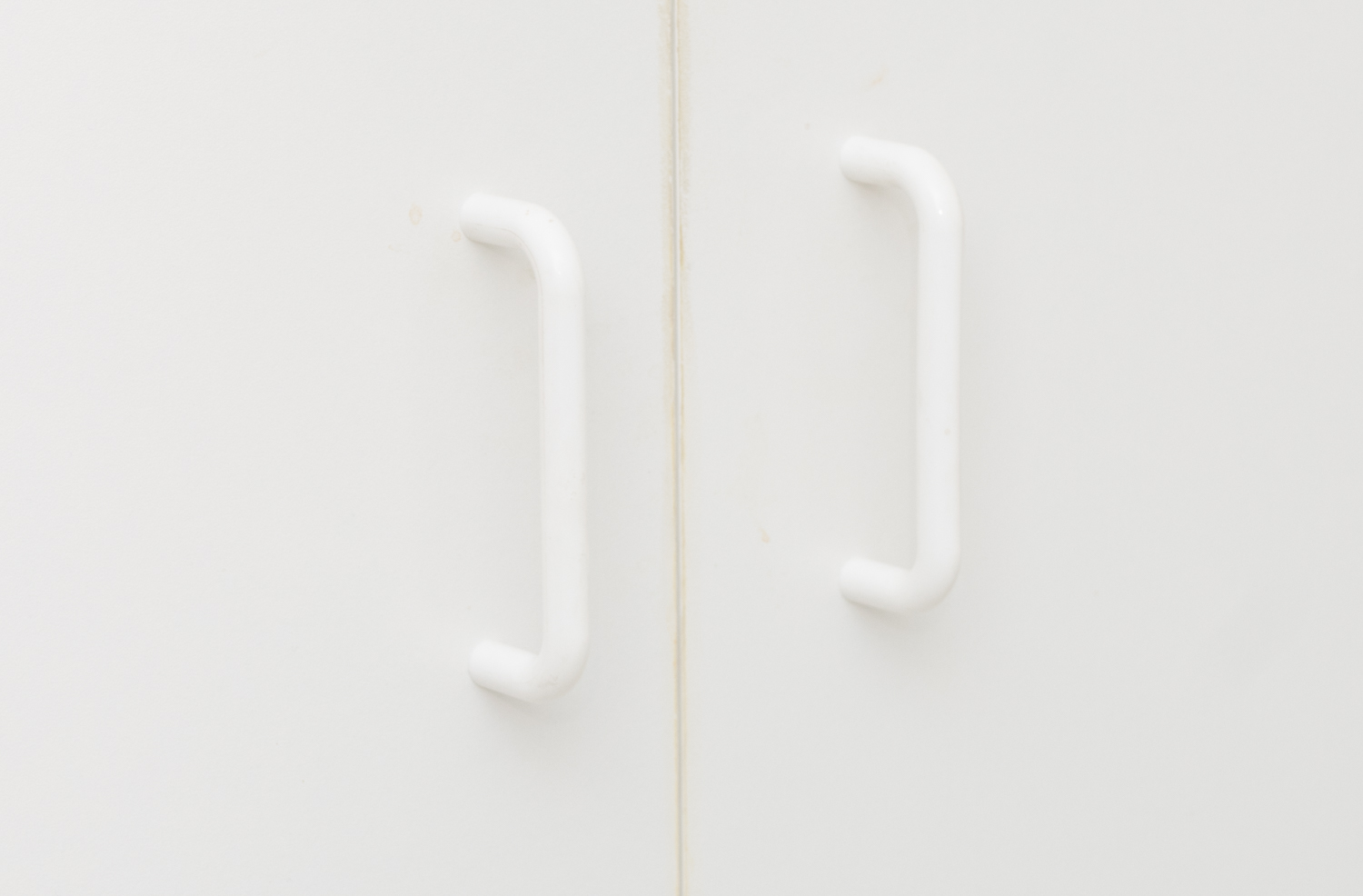 White Laminate Vertical Storage Cabinets