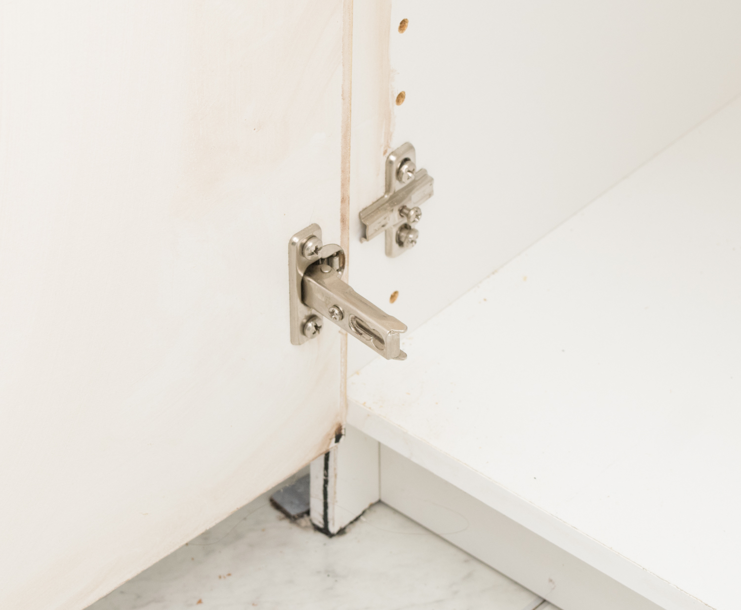 White Laminate Vertical Storage Cabinets