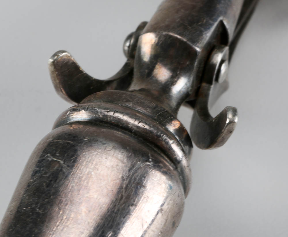 Vintage Hollow Handle Sterling Carving Fork and Knife