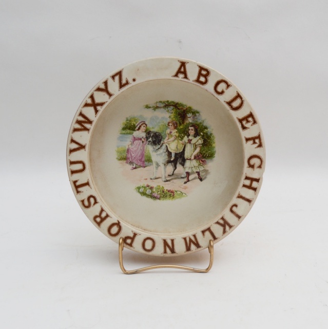 Antique Baby Plate ( circa 1880's)