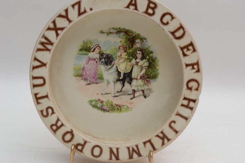 Antique Baby Plate ( circa 1880's)