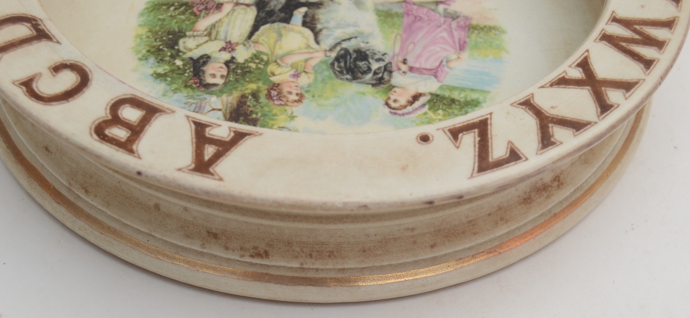 Antique Baby Plate ( circa 1880's)