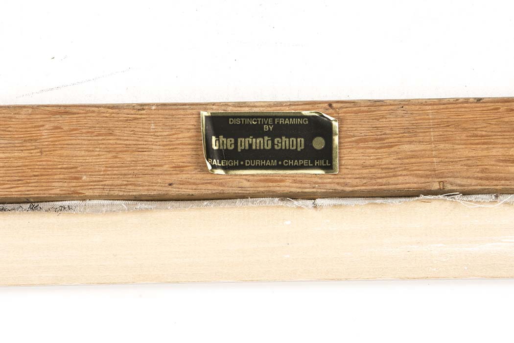 Signed Jungle Scene Acrylic on Canvas