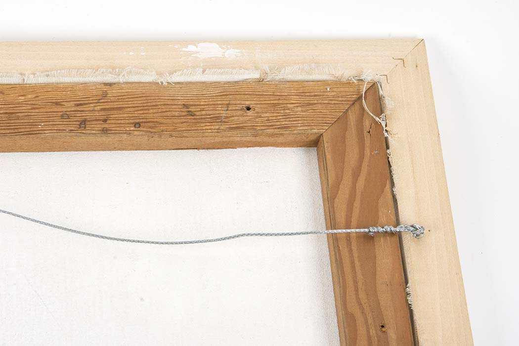 Signed Jungle Scene Acrylic on Canvas