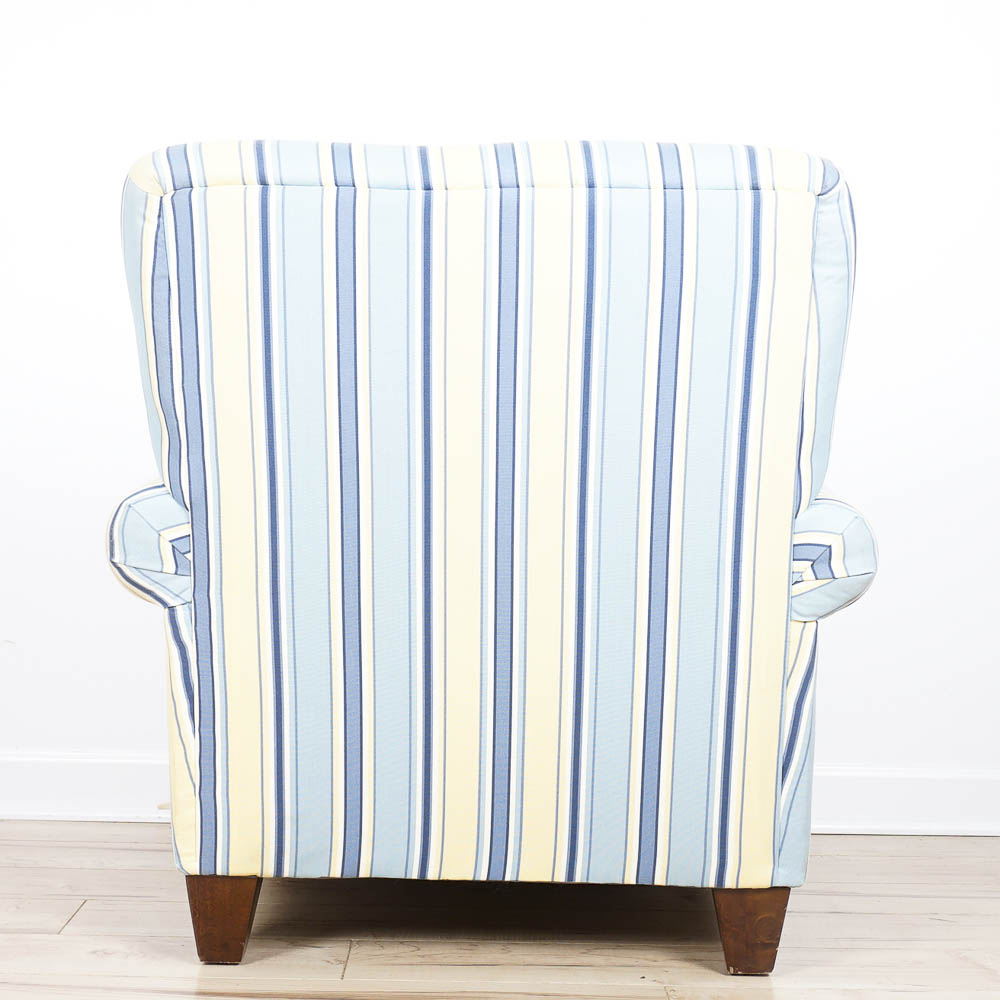 Contemporary Striped Armchair