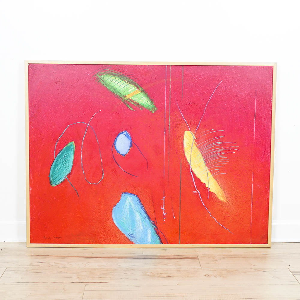 Susan Gorsen Mixed Media Artwork "And Far Away"