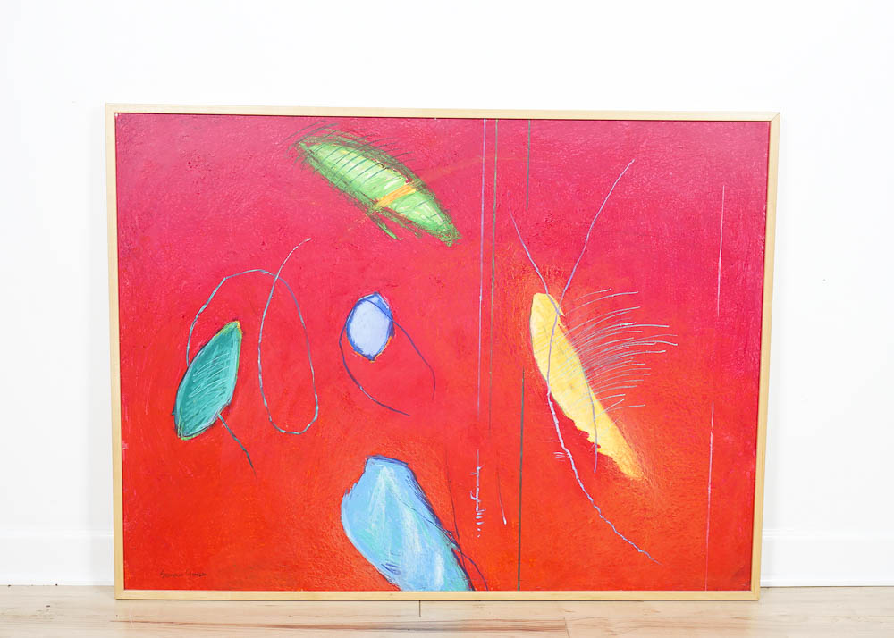 Susan Gorsen Mixed Media Artwork "And Far Away"