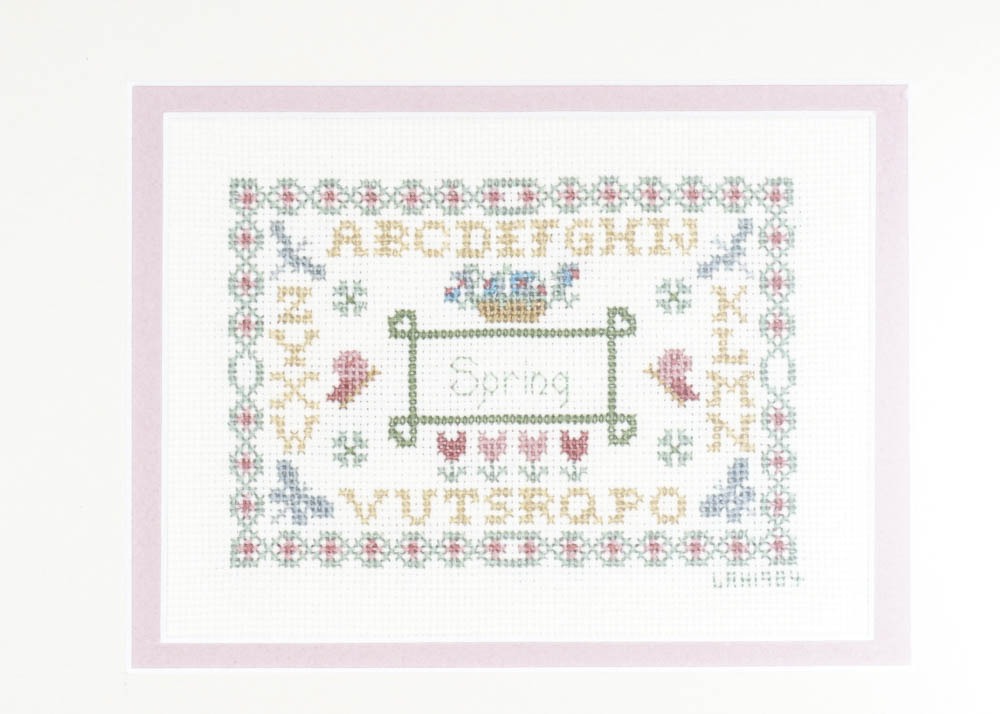 Hand-Stitched Seasons Cross Stitch