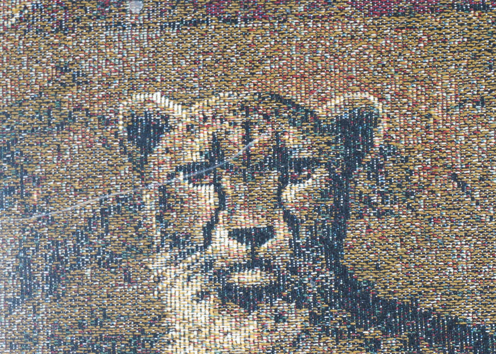 Hand-Stitched "Pompeii Cheetah" by Elaine Vollherbst