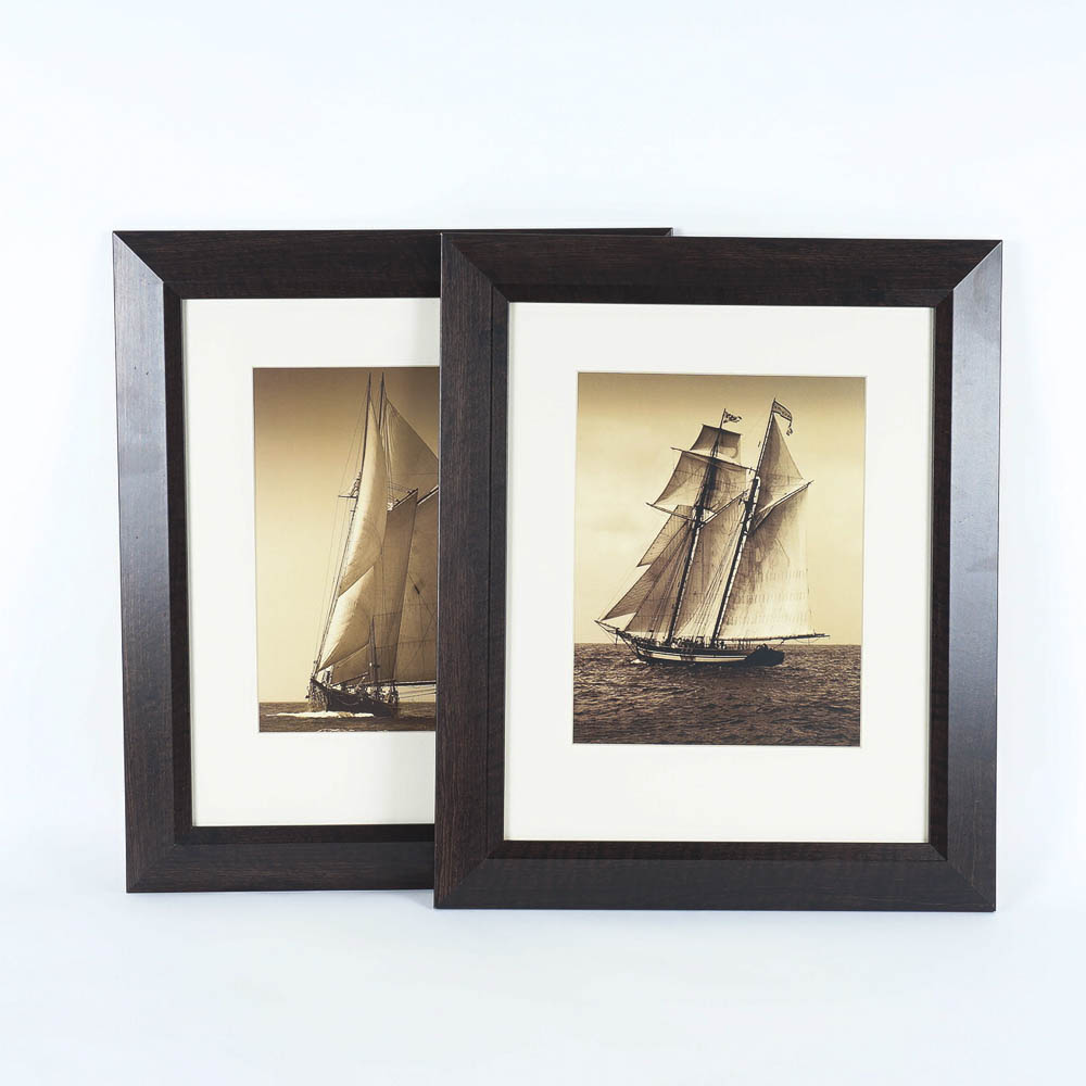 Two Framed Prints of Ships